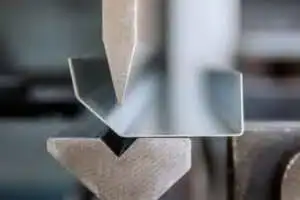 Bending process for sheet metal fabrication