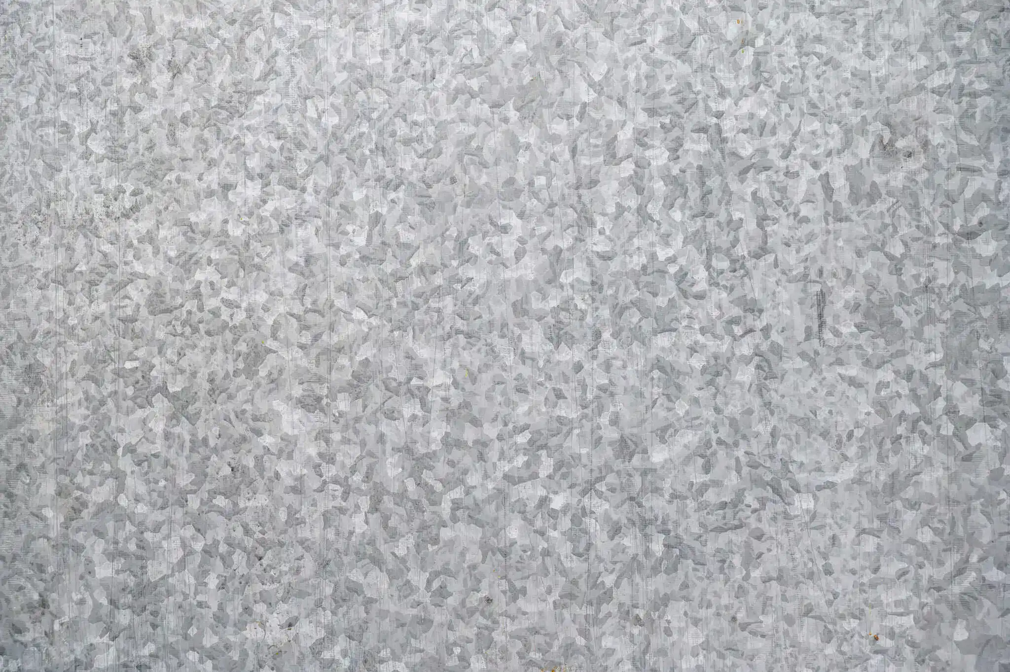 Galvanized finish for sheet metal parts