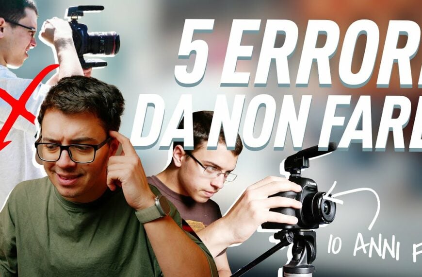 non fare questo errori se stai iniziando come videomaker e fotografo Ionf9H90Vfk