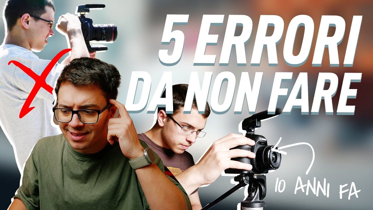 non fare questo errori se stai iniziando come videomaker e fotografo Ionf9H90Vfk