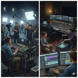 9.0 Ruoli chiave sul set e in post-produzione