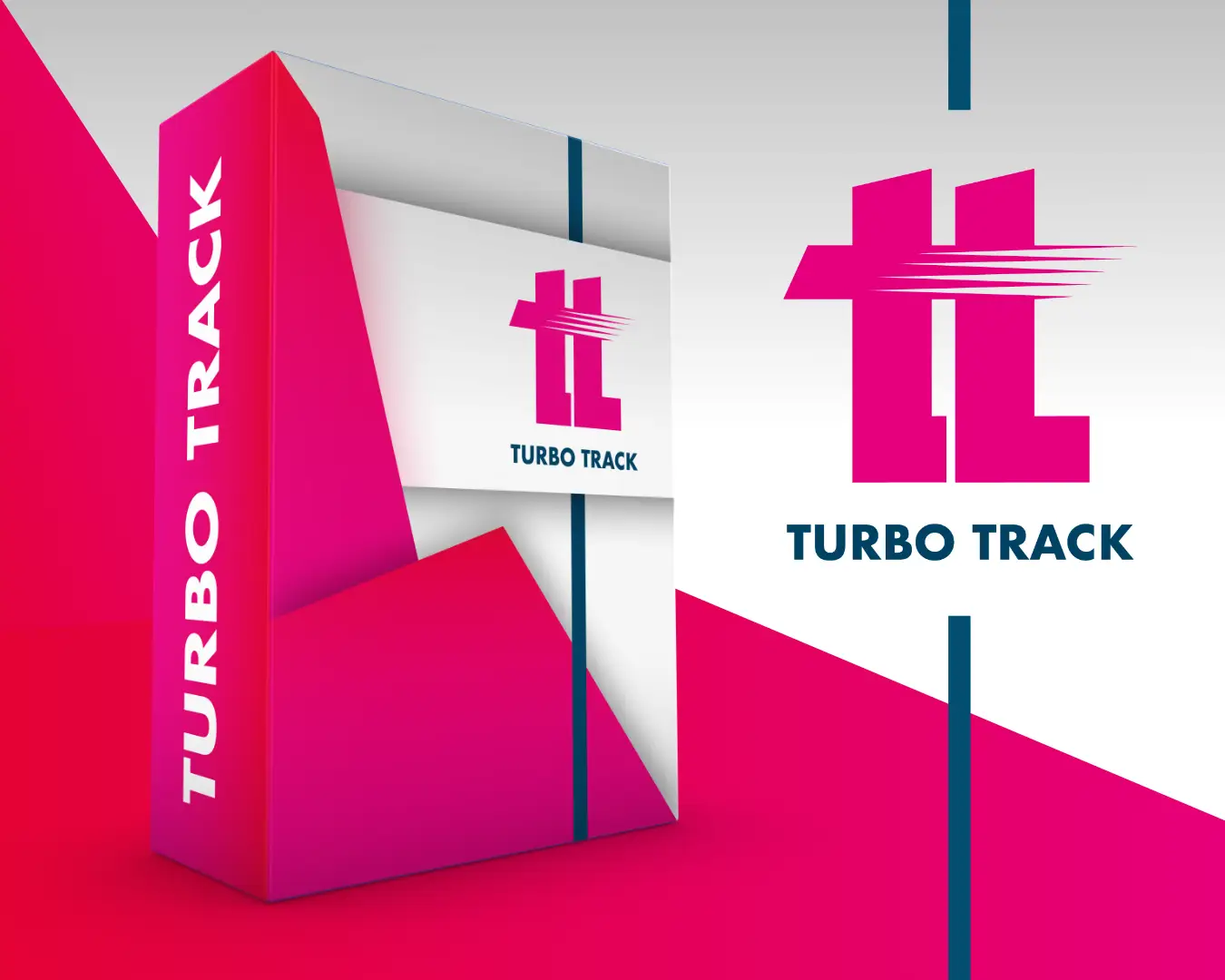 Turbo Track, Turbo Sell, Turbo Industrie. Progettazione Brand Identity