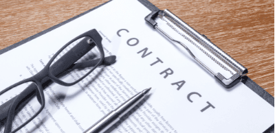 contract ma van drie
