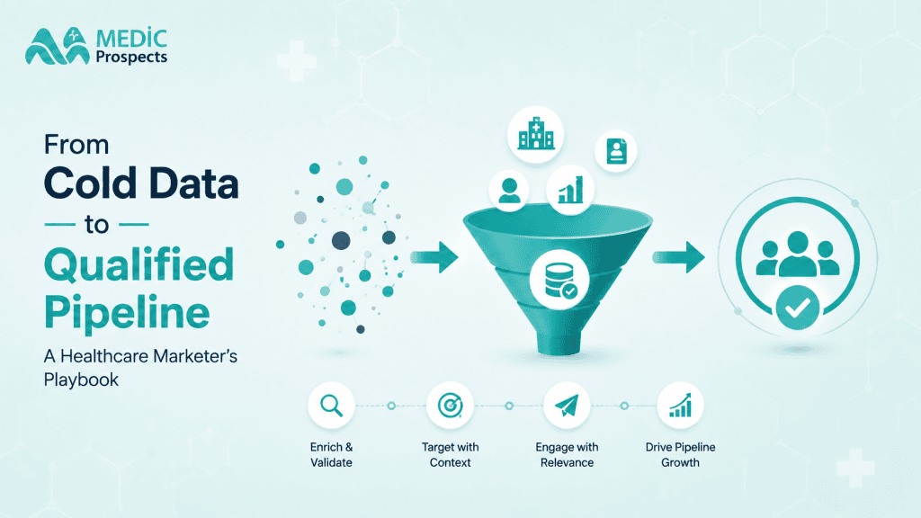 From Cold Data to Qualified Pipeline: A Healthcare Marketer’s Playbook