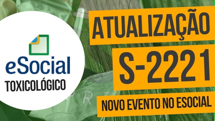 Exame Toxicológico eSocial evento S-2221