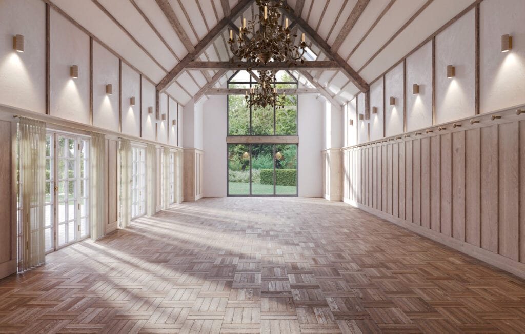 Dining-1 Millbridge Court Surrey Wedding Venue - Barn