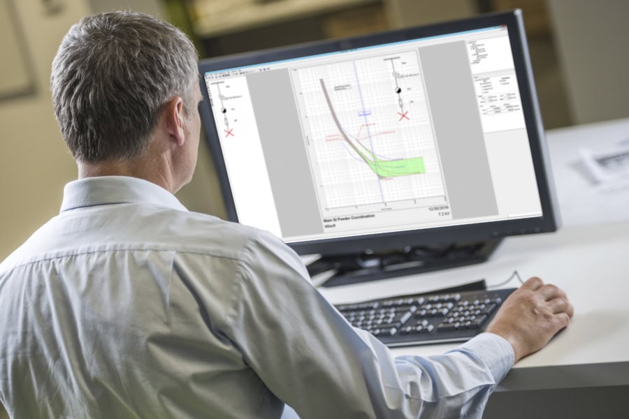 Man using LightTable for coordination studies