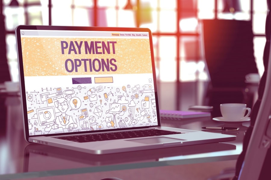 Online payment options