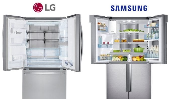 Comparing the Best Smart Refrigerators, Samsung vs LG