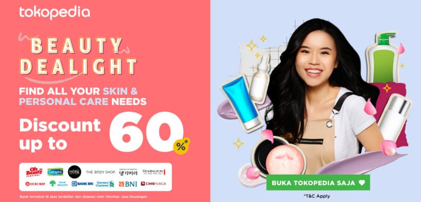 Tokopedia Beauty Dealight, a Campaign to Support Local Beauty Products