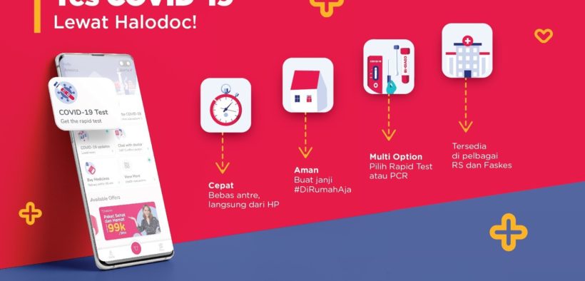 Halodoc Provides Antigen Swab Service with Siloam & Roche Hospital