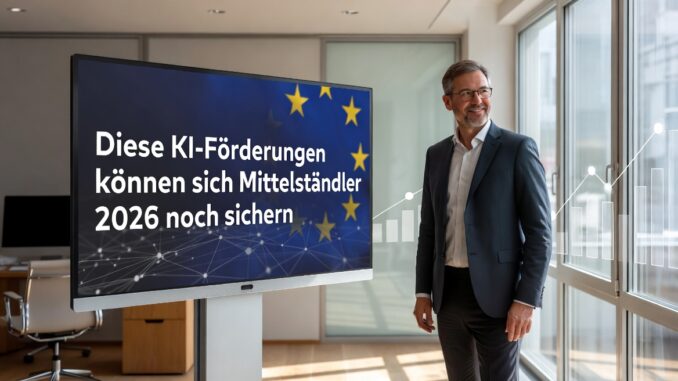 KI Förderung Welche KI-Förderungen KMU 2026 nutzen können