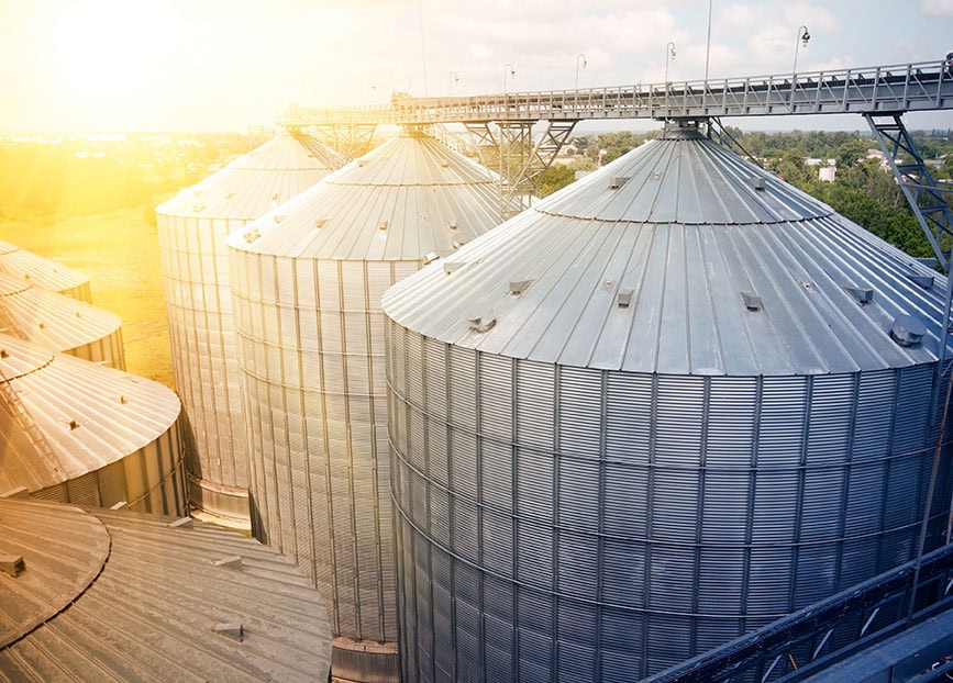 Expert silo cleaning services at work