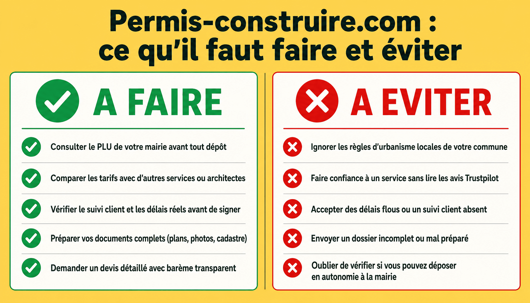 Guide pratique avis permis-construire.com : bonnes et mauvaises pratiques pour déposer son permis