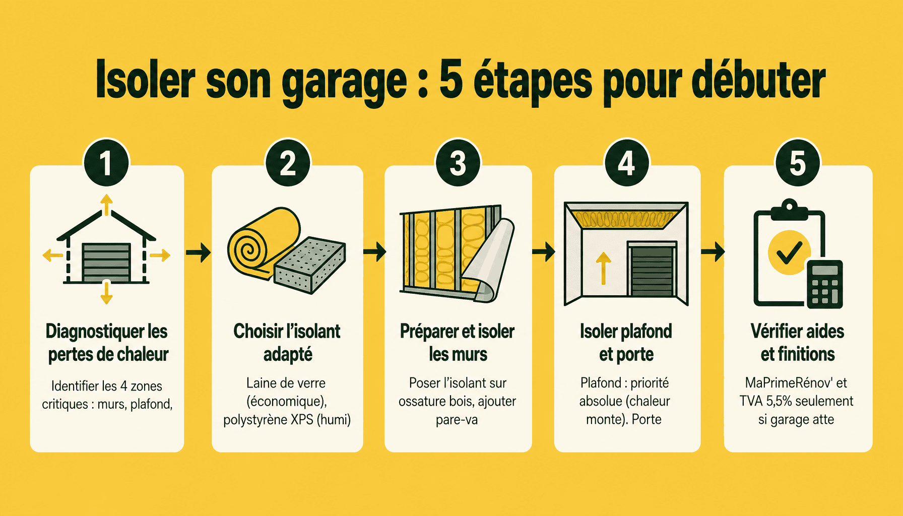 Guide étape par étape pour comment isoler un garage soi-même : diagnostic, matériaux, murs, plafond, finitions