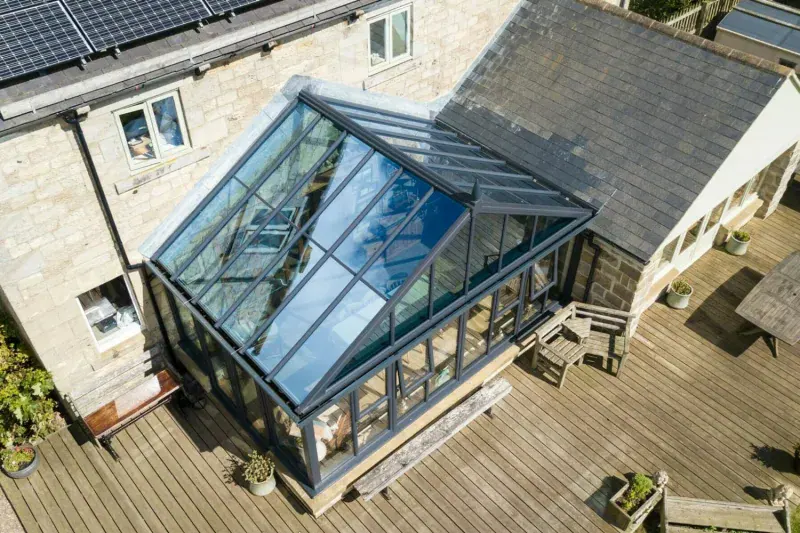 glass gable conservatory