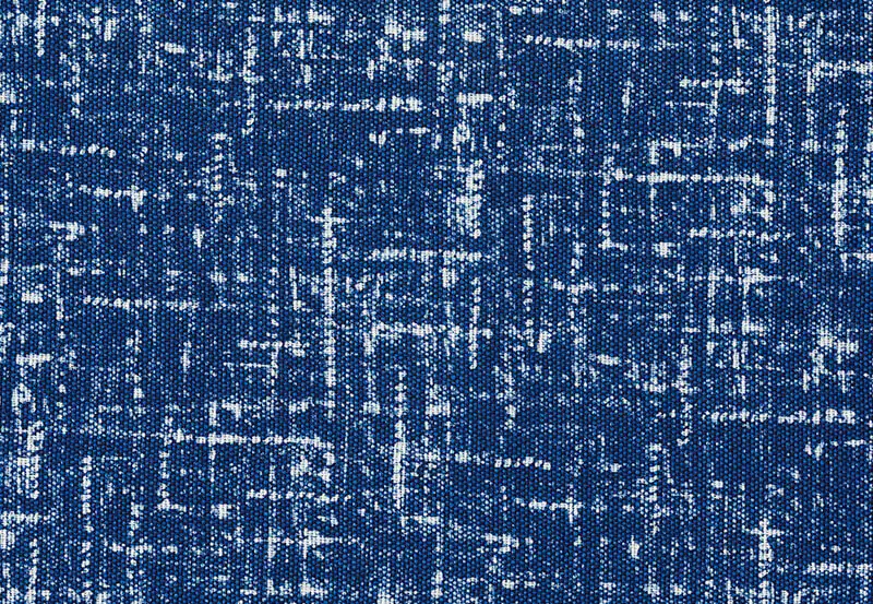 藍染ツイード柄抜染