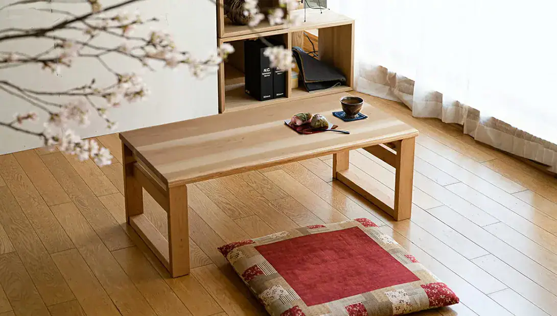 折りたたみ小机　サクラ