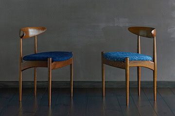 藍と楢と漆。石見銀山 群言堂とのコラボレーションSwallowチェア