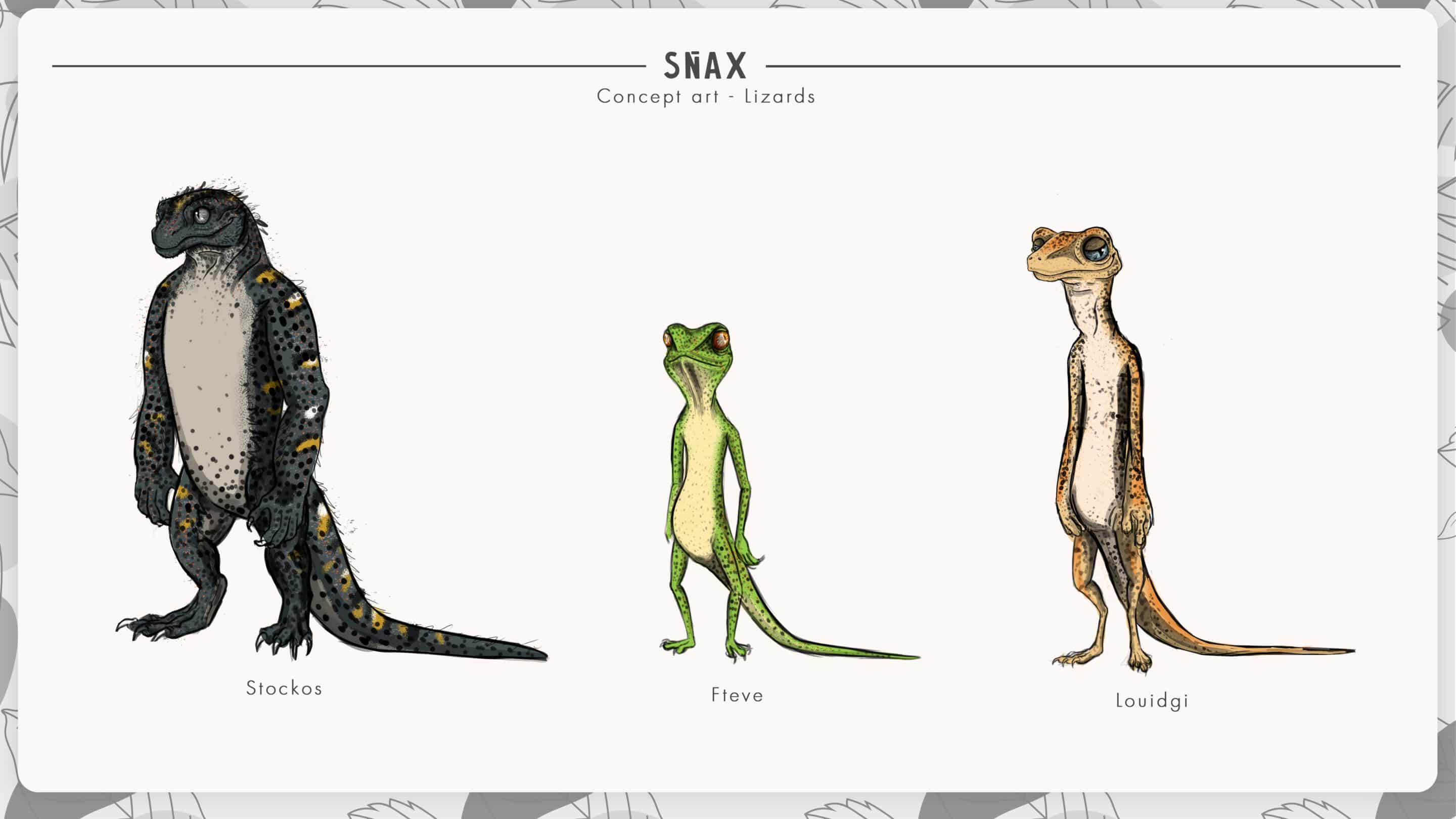 Concept lézards