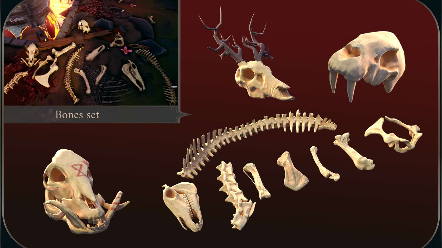 Bones render