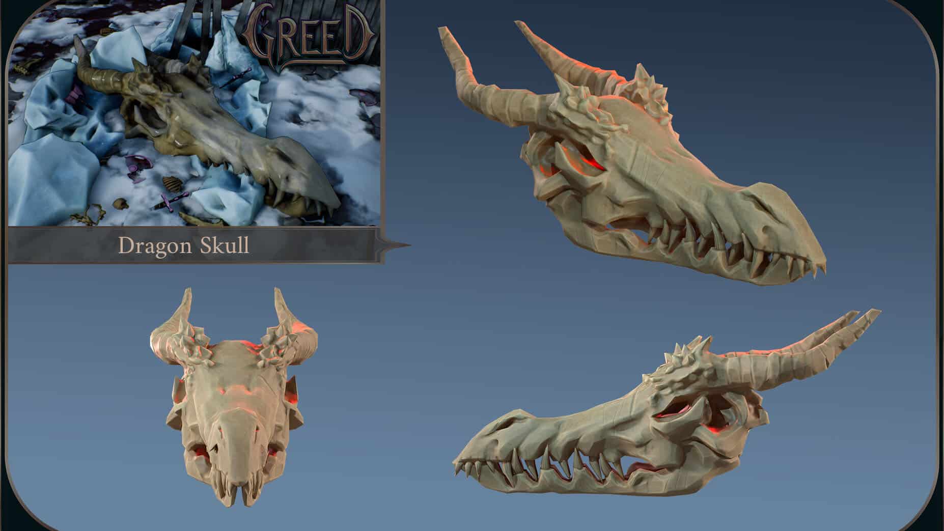 Dragon skull