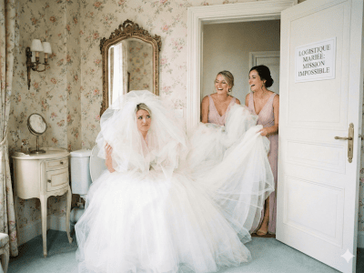 Une mariée débordée par la logistique du Jour J