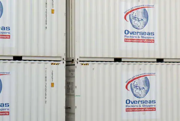 Moving furniture overseas
