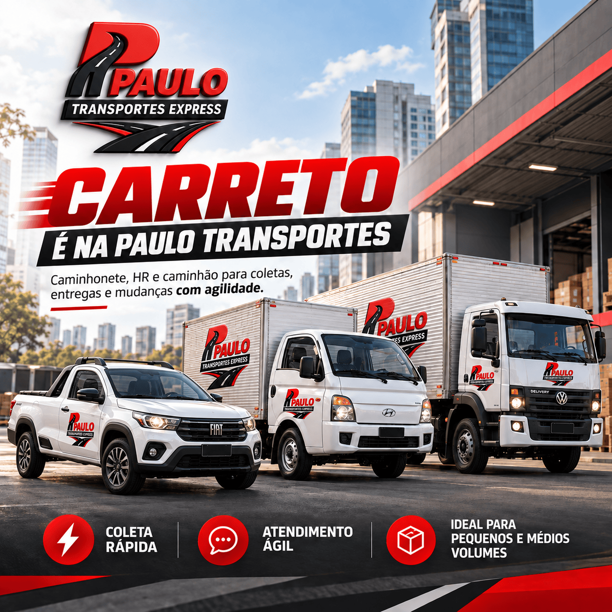 Carreto BH Paulo Transportes Express