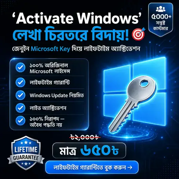 Windows 10 and 11 authentic licence key