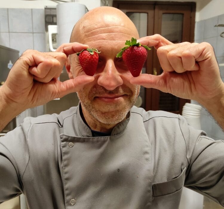 Gelatiere con Fragole