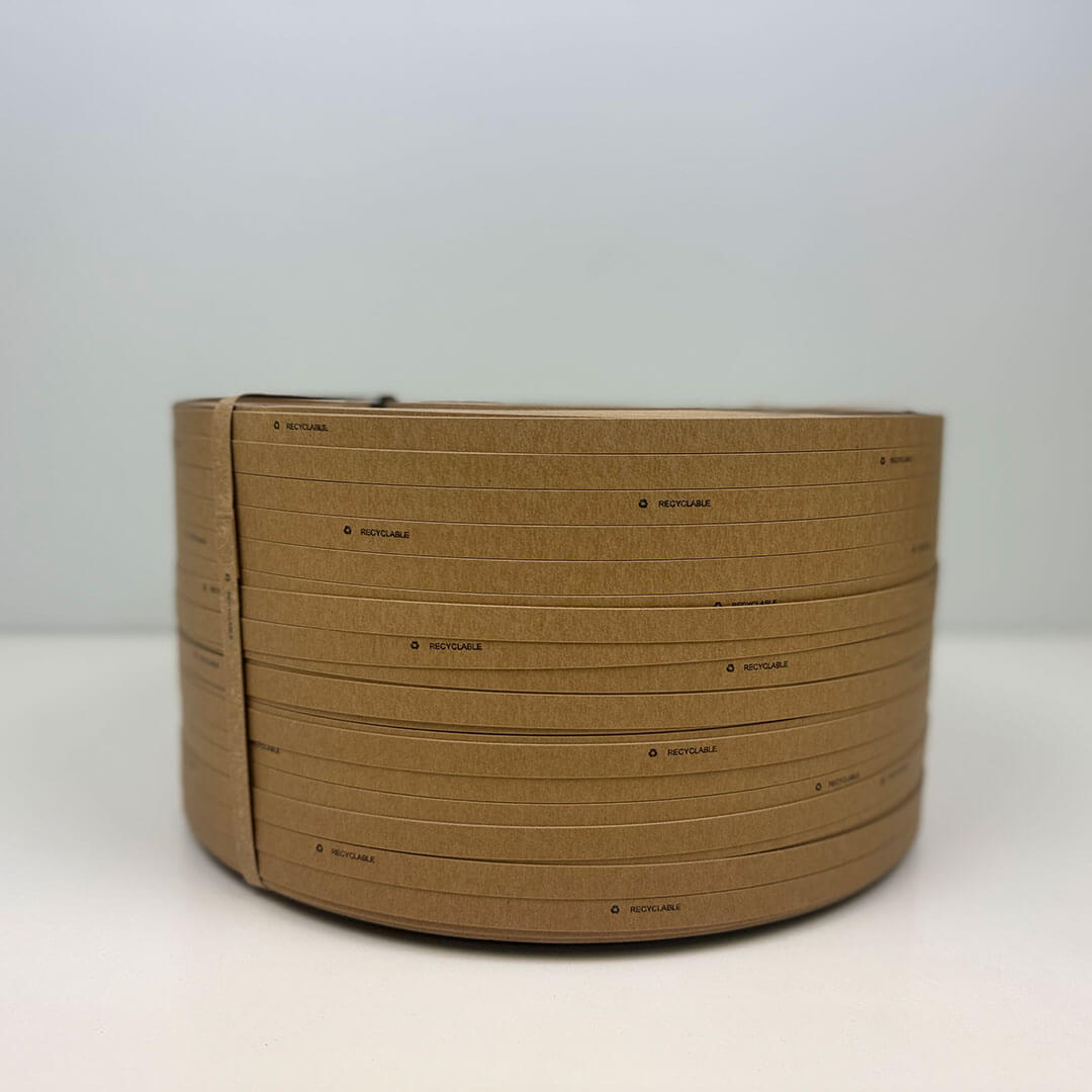 Strip custom paper product eco packaging, plasticband