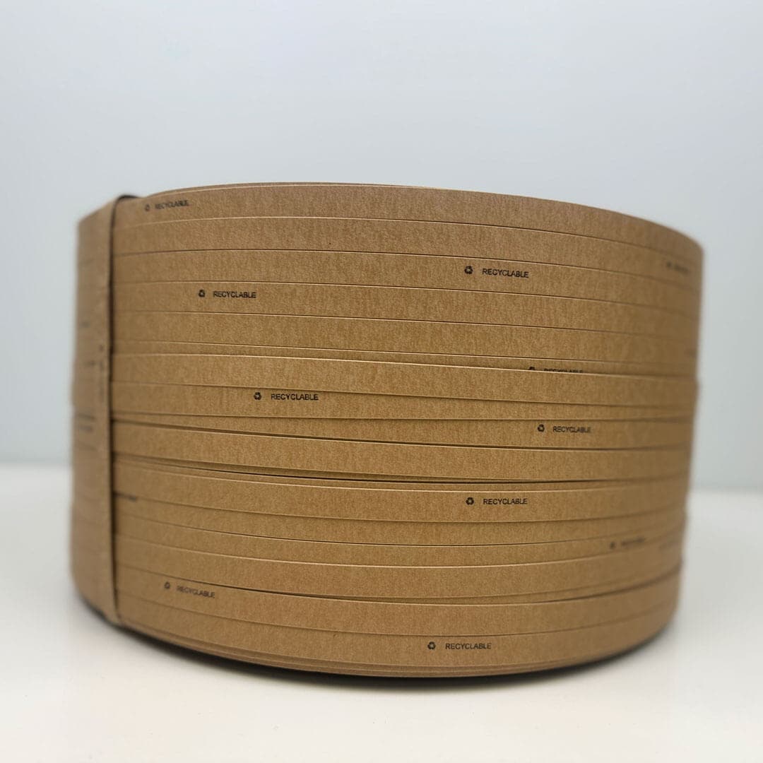 Strip custom paper product eco packaging, plasticband