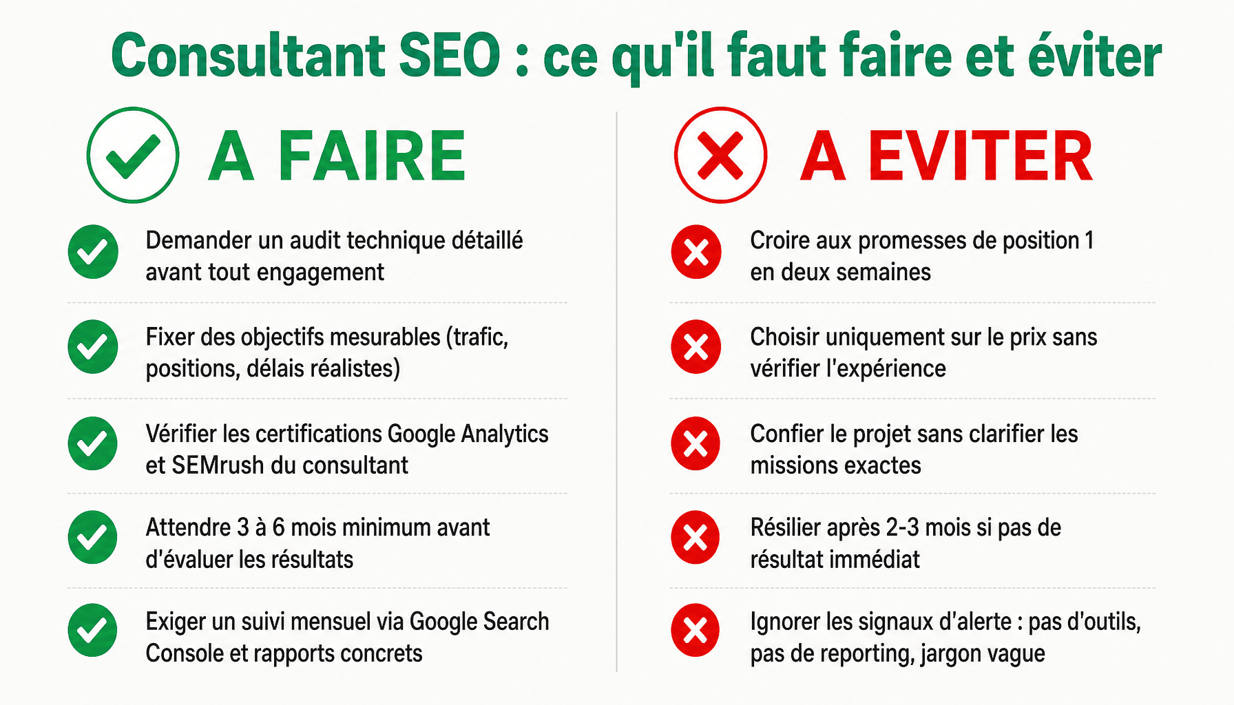 Guide pratique pour bien choisir un consultant en référencement naturel sans se tromper