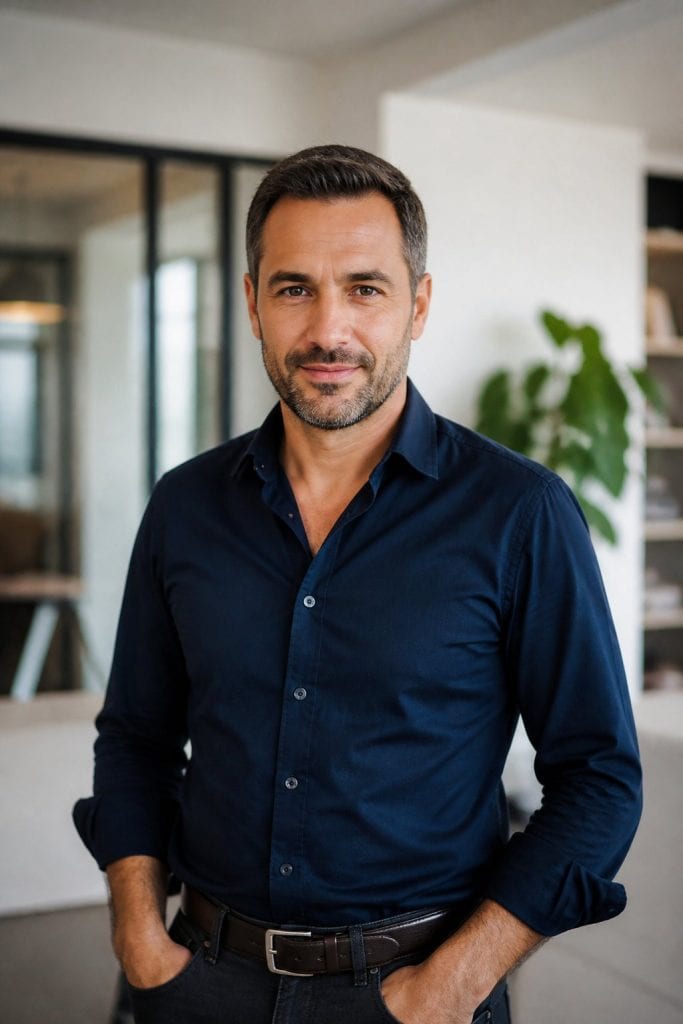 Portrait de Thomas Lefebvre, ex-entrepreneur devenu consultant et formateur business à Lyon