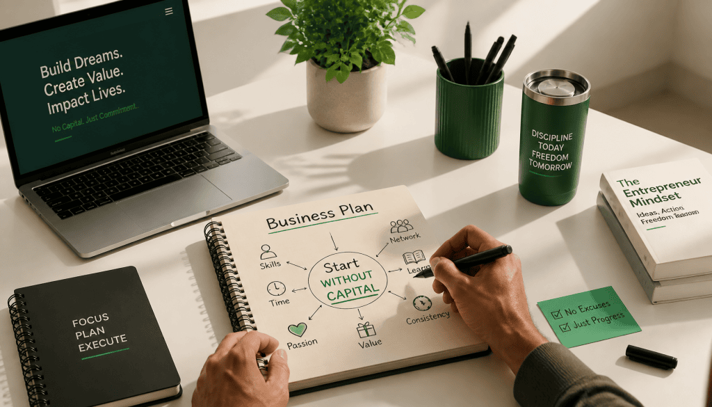 comment monter son entreprise sans argent