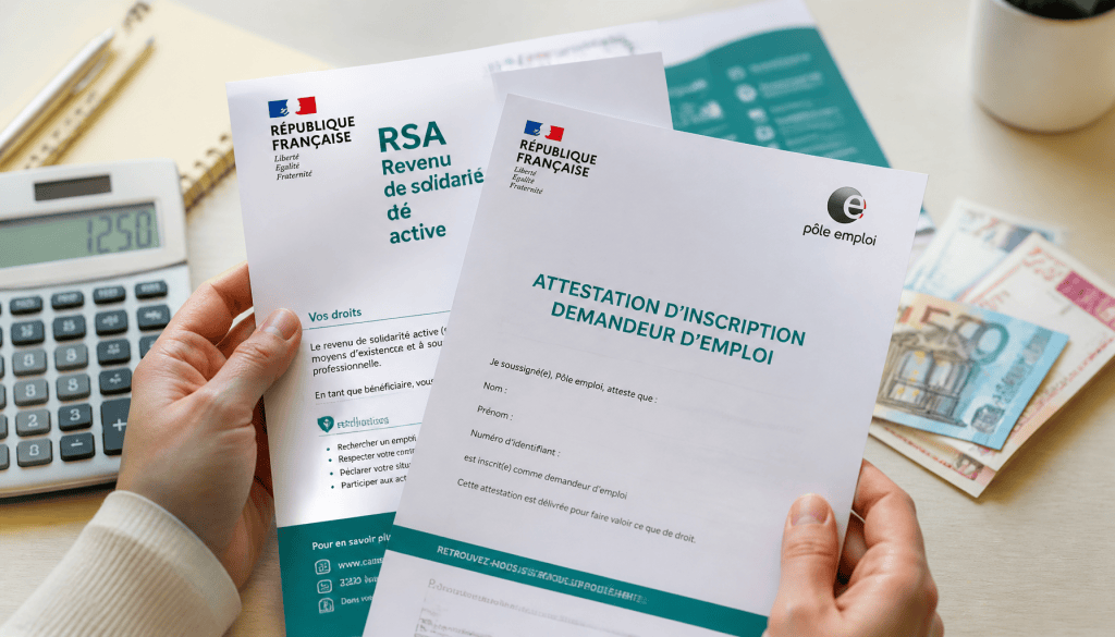 rsa avec 900 euros de chômage