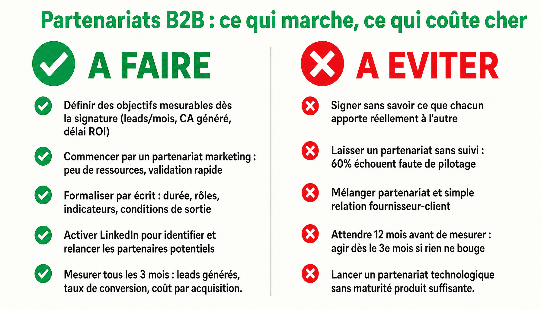 Guide partenairesb2b.fr : bonnes pratiques et erreurs à éviter pour structurer un réseau B2B rentable