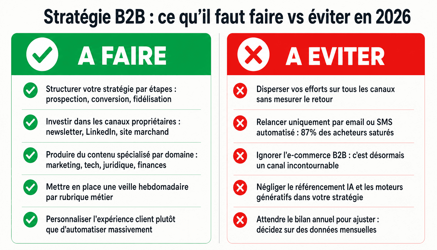 Guide pratique des bonnes et mauvaises pratiques B2B selon monentrepriseb2b.fr pour PME et ETI