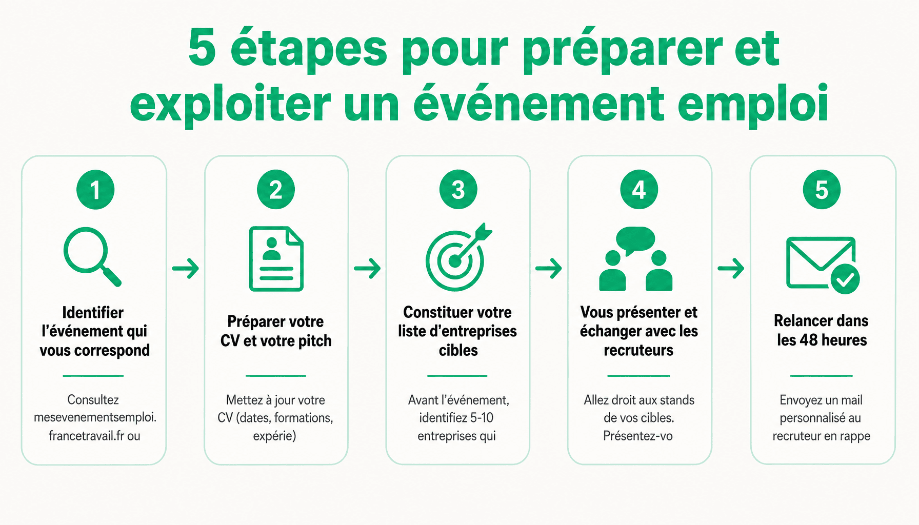 Guide pratique rencontres-emploi.fr : 5 étapes pour réussir un forum emploi