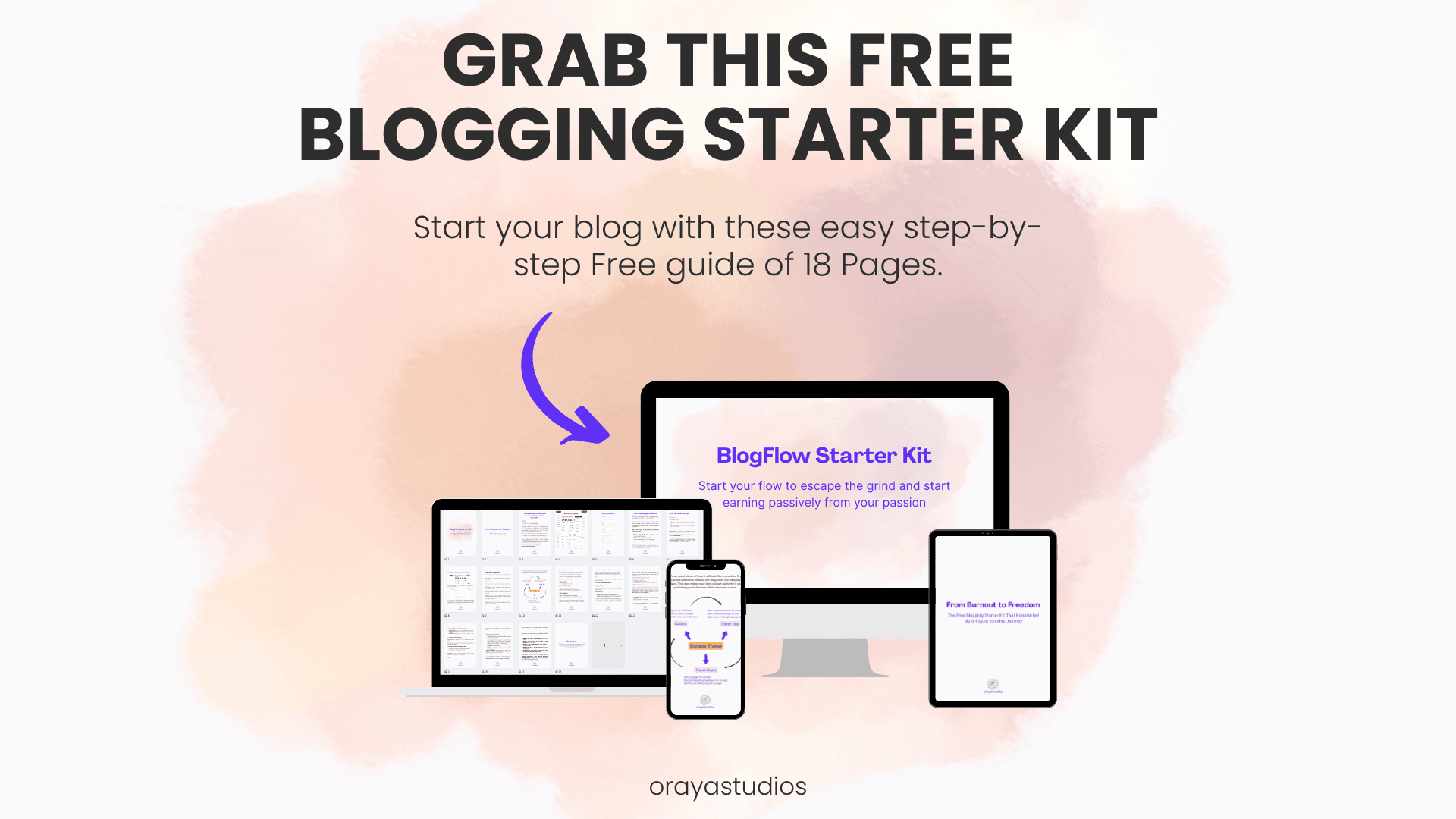Kit pemula blog gratis. Panduan BlogFlow untuk memulai sebuah blog dan mendapatkan penghasilan secara pasif dari minat Anda.