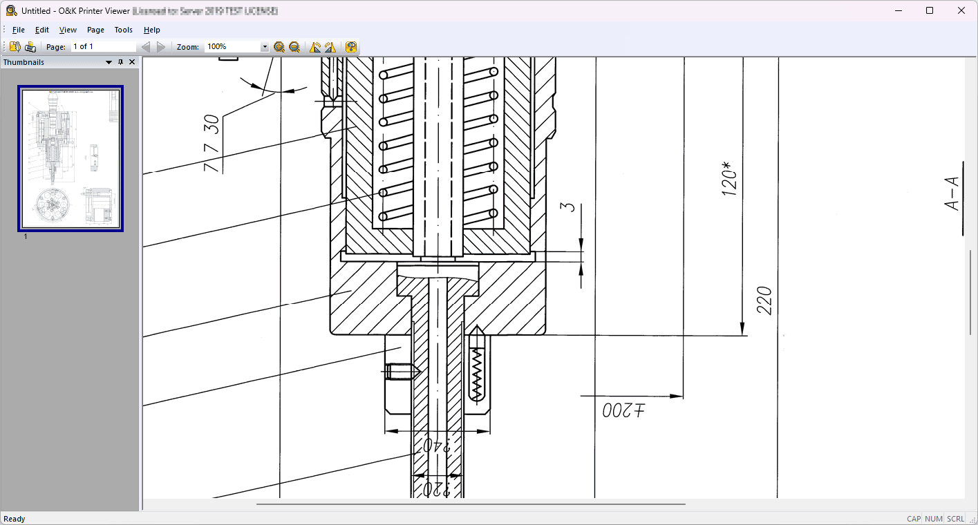 O&K Print Watch printed document viewer