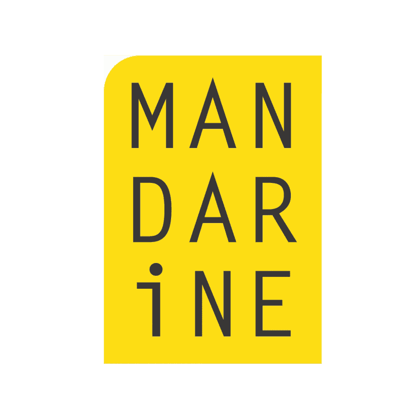 Portfolio Reporting Platform with Full Lookthrough | Quantilia 25 Modern yellow logo with black text reading "MANDARINE" for branding.