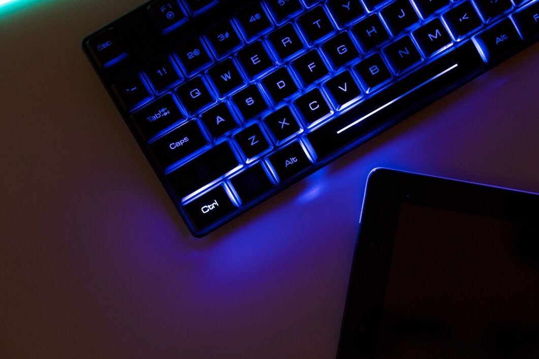 Image de clavier rétro-éclairé