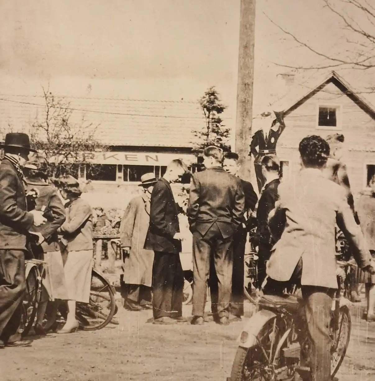 Restaurant parken i 1950. historie billede