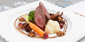 Tallerken fra restaurant parkens cavery menu