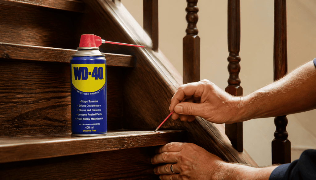 escalier qui grince wd40