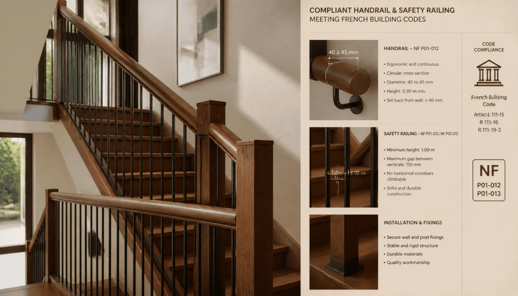 norme garde corps escalier