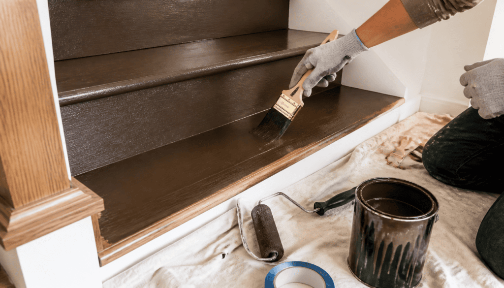 peindre les escaliers en bois