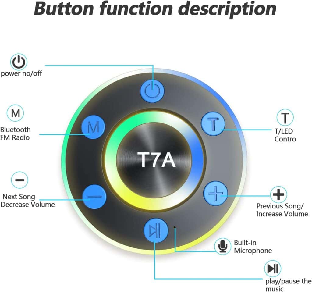 Rulefiss wireless speaker T7A official website